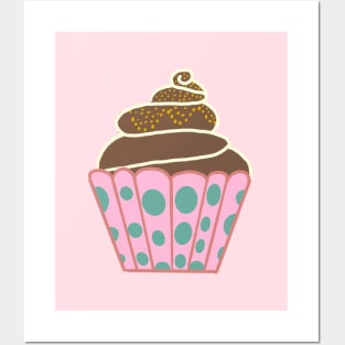 Chocolate Cupcake Posters and Art